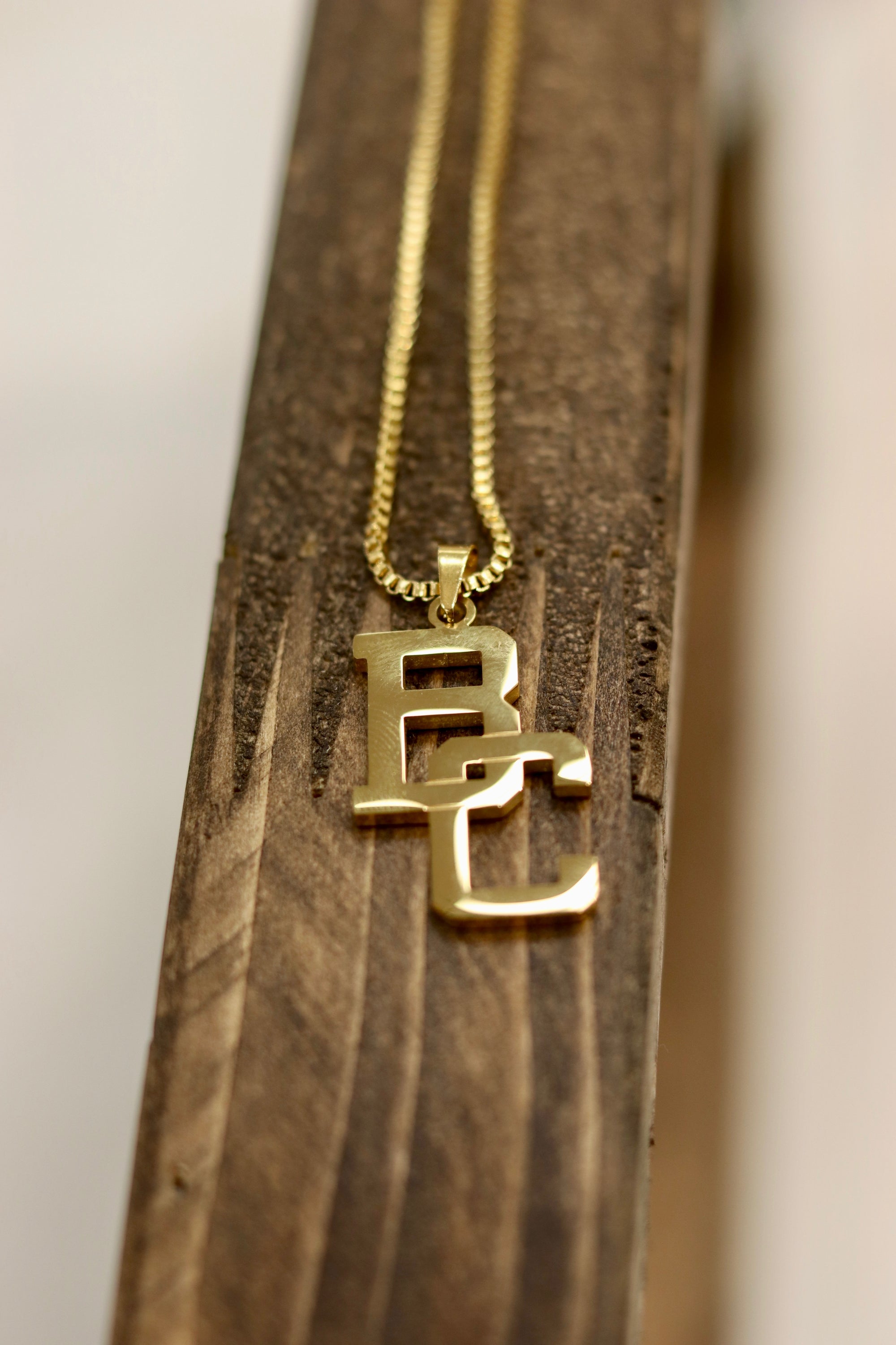 BC Lions Gold Pendant Necklace