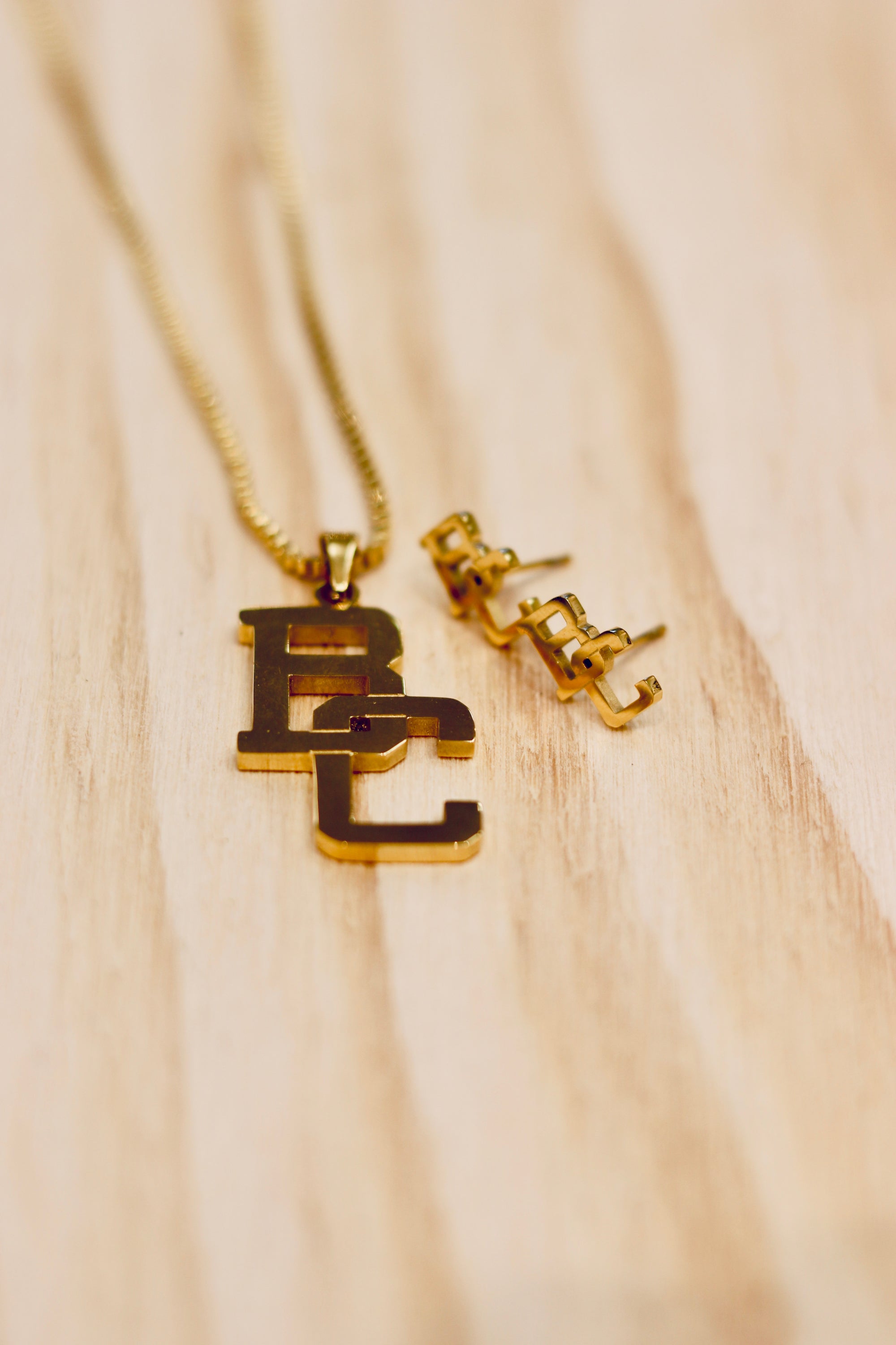 BC Lions Gold Studs