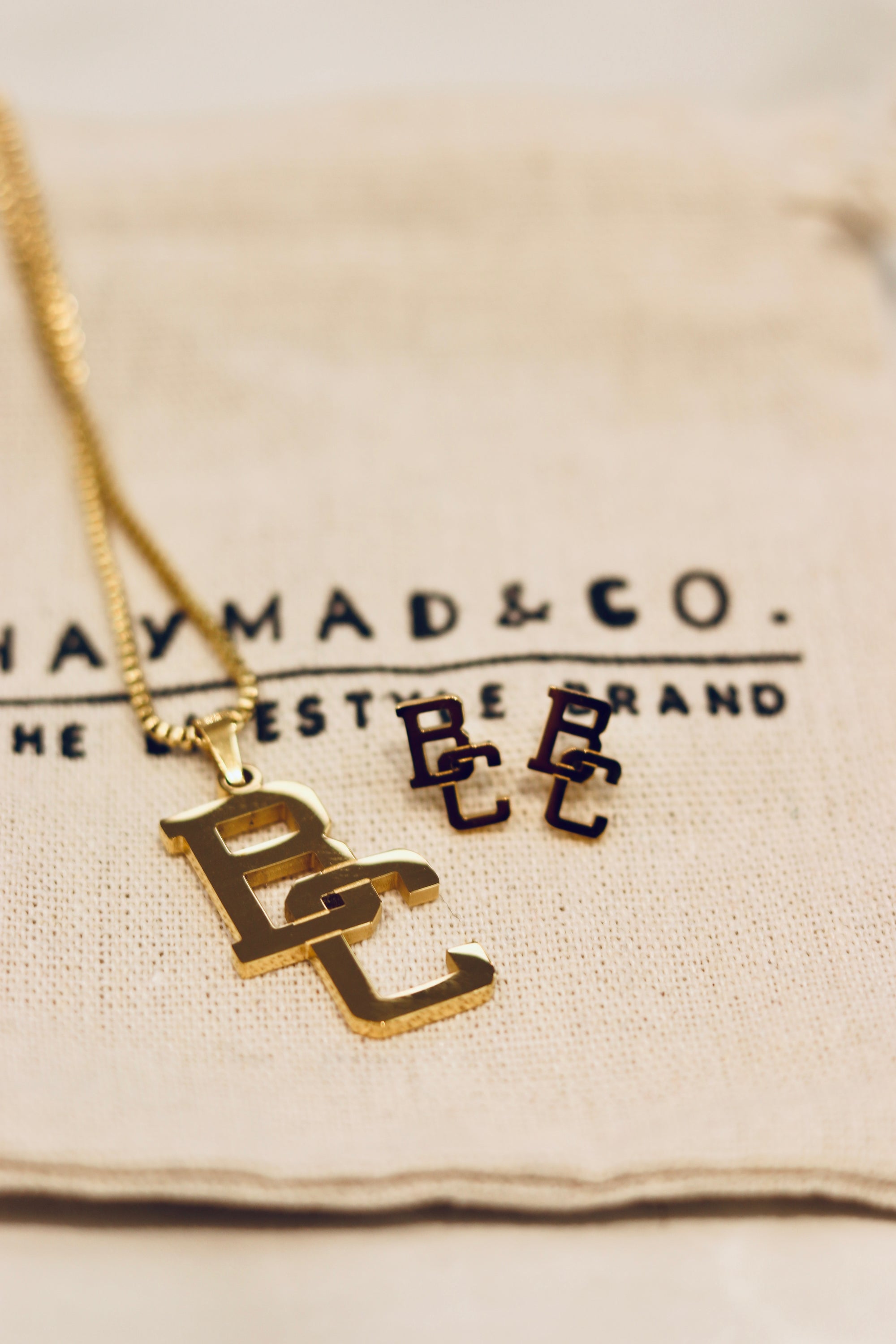 BC Lions Gold Studs