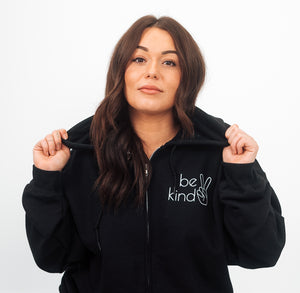 Be Kind Zip Up