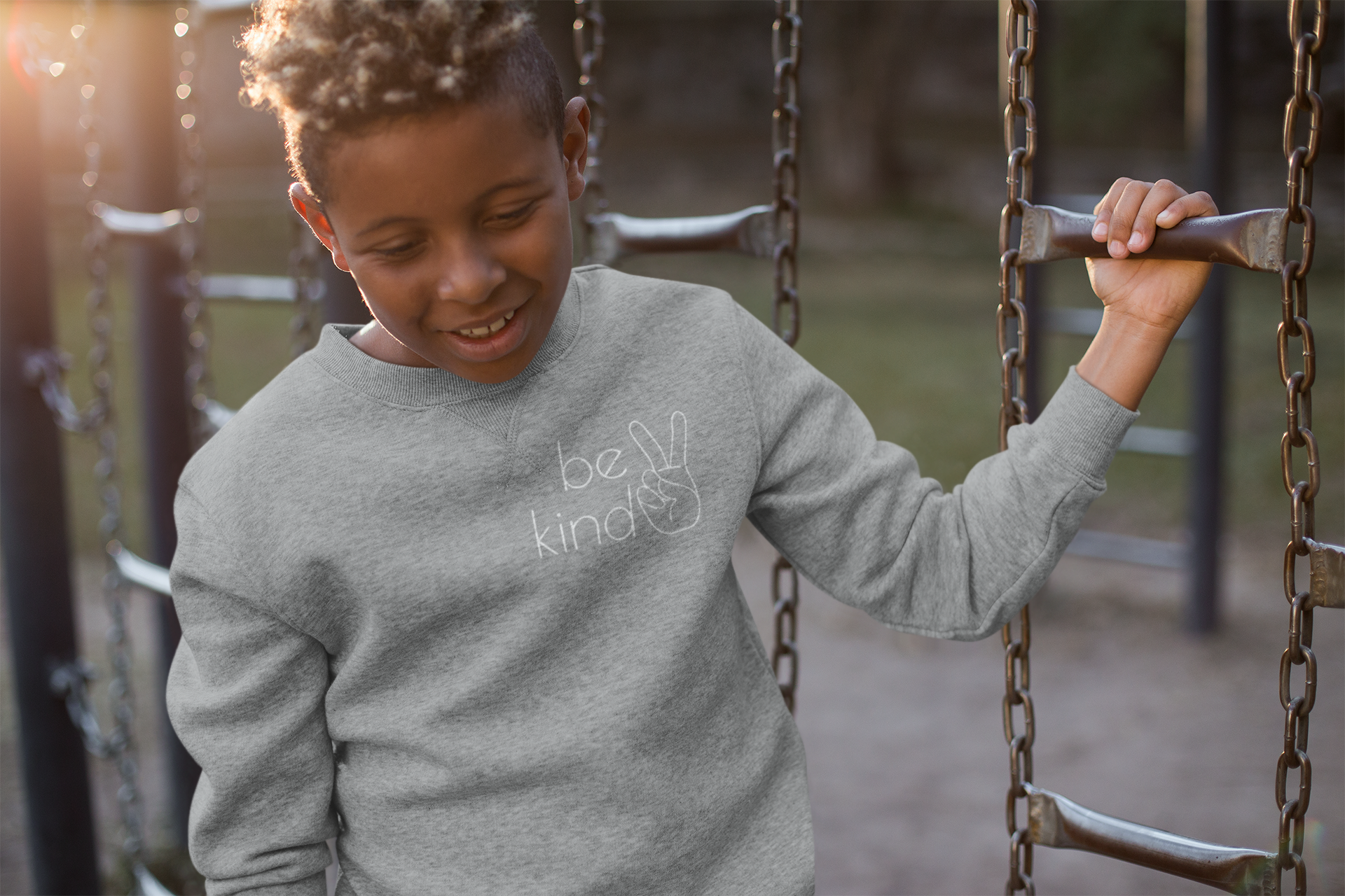 Be Kind Youth Crewneck