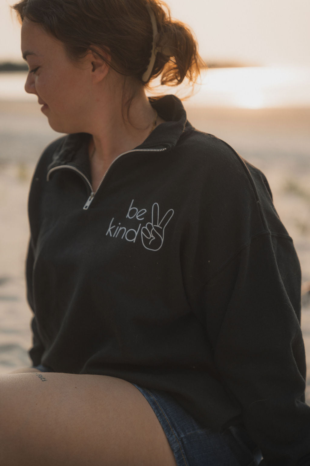 Be Kind Quarter Zip
