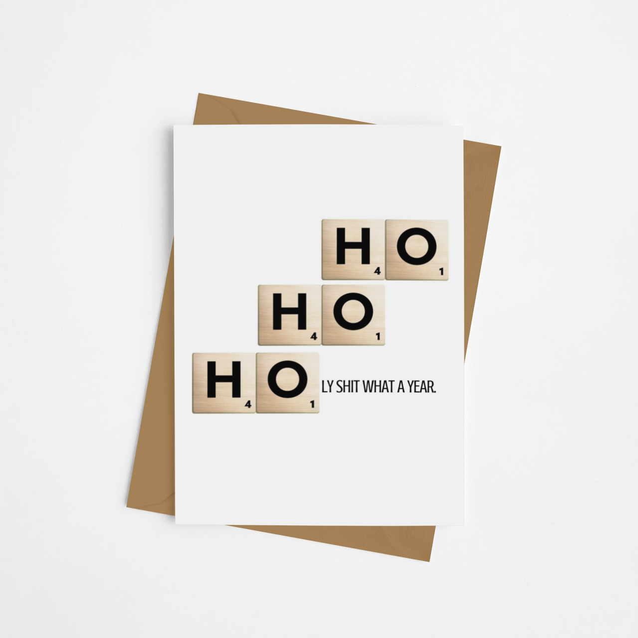 Ho Ho Holy Shit Card
