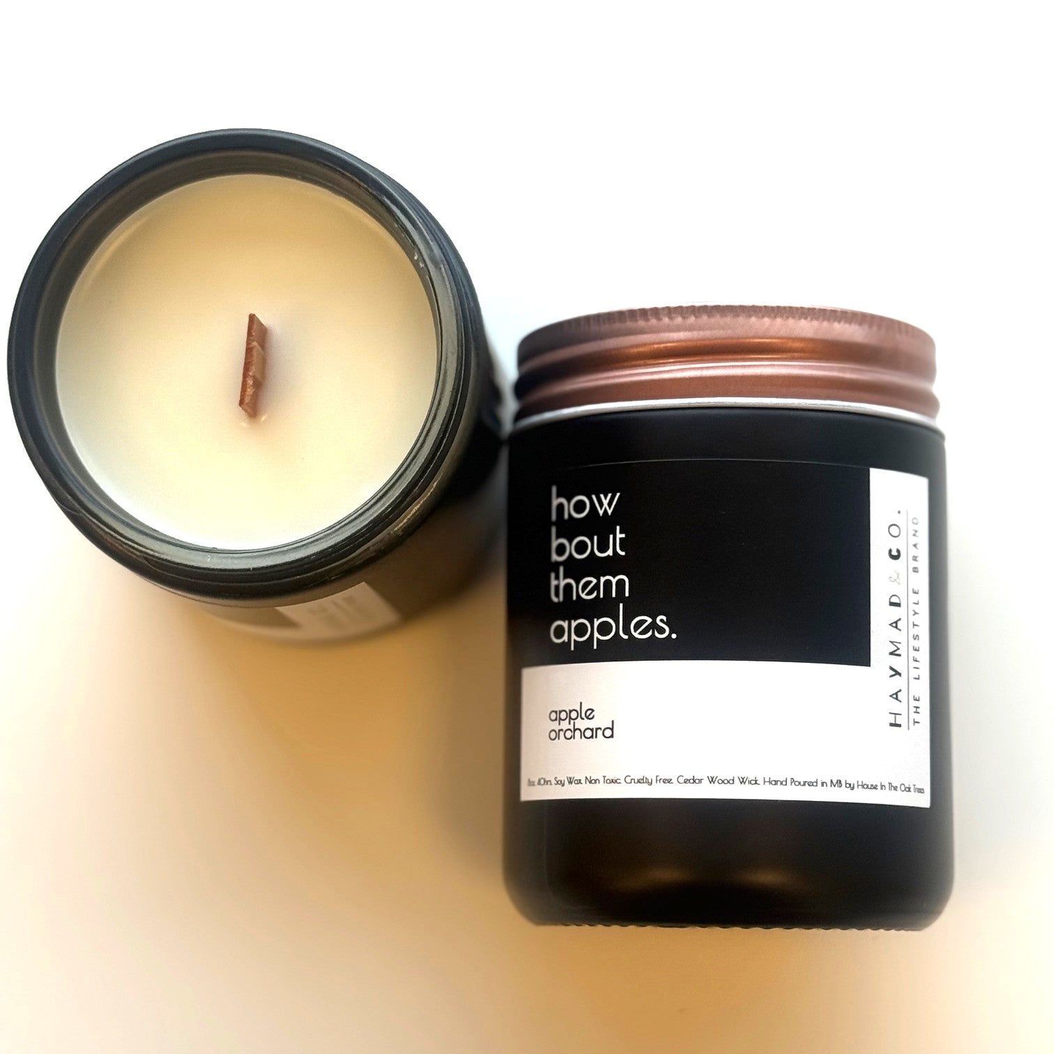 How Bout Them Apples Candle