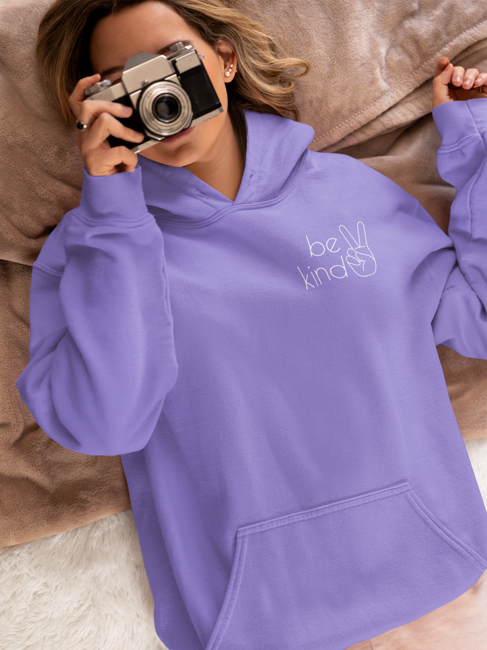 Be Kind Hoodie - Limited Edition Lilac PREORDER