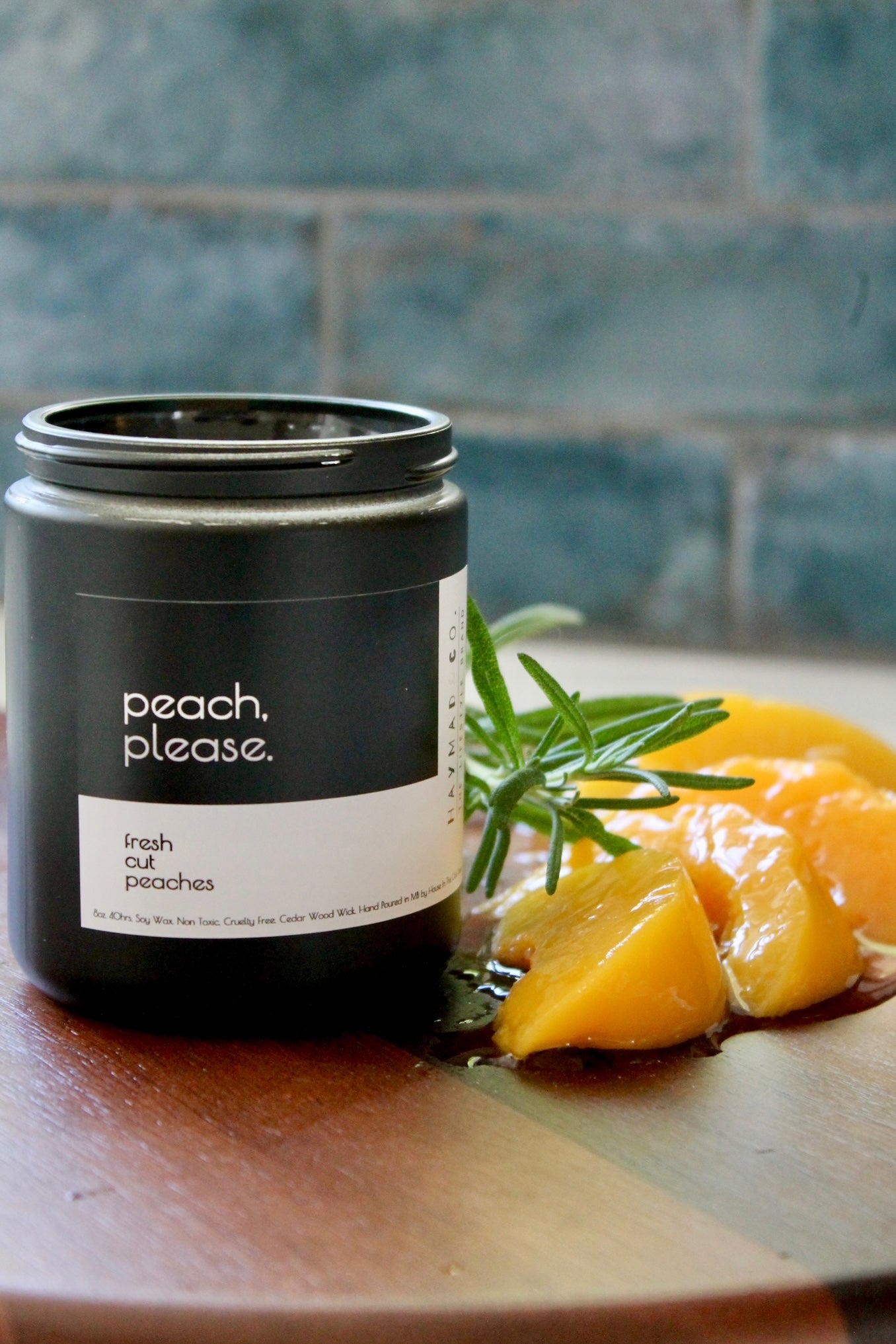 Peach, Please Candle