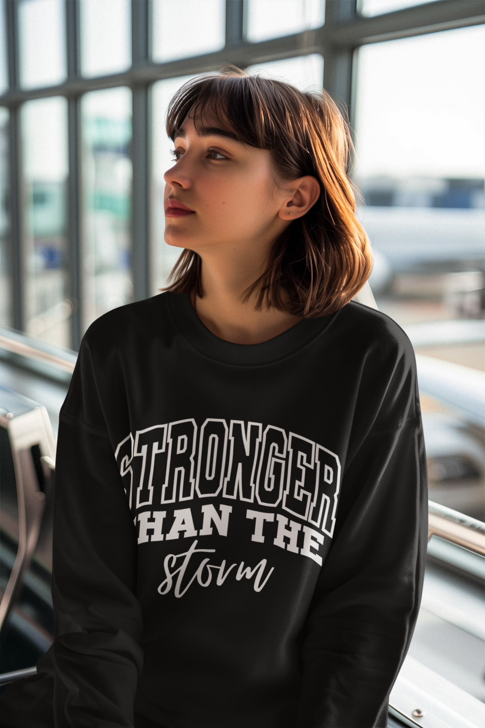 Stronger Than the Storm Crewneck