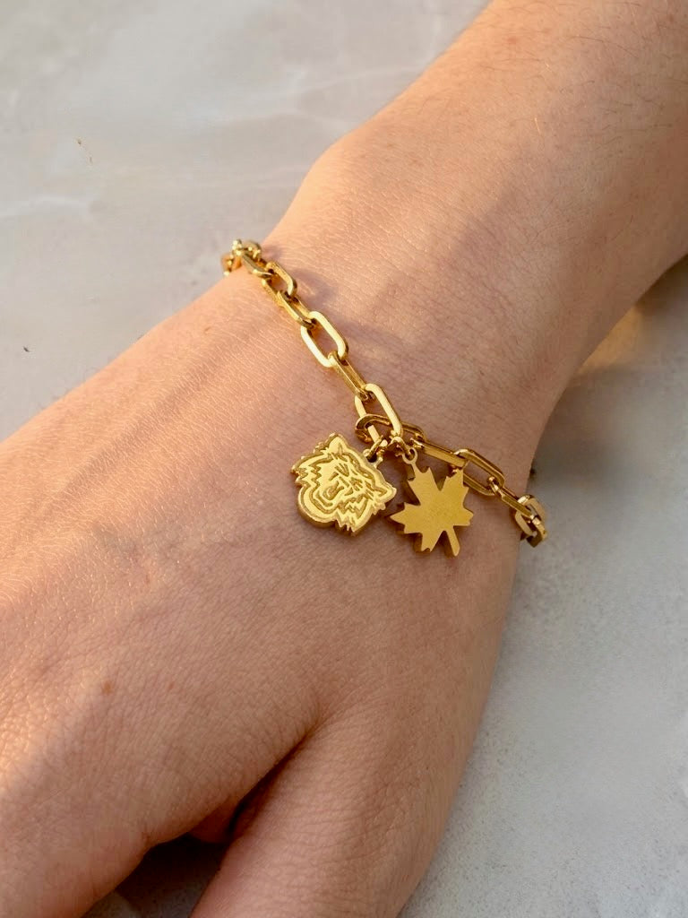 Hamilton Tiger Cats Paperclip Bracelet