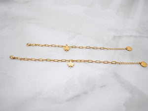 True North Paperclip Bracelet