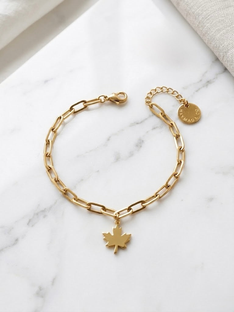 True North Paperclip Bracelet