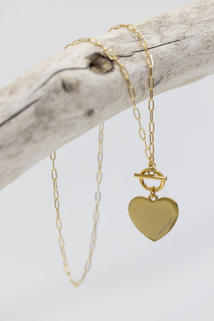 Toggle Heart Necklace