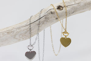 Toggle Heart Necklace