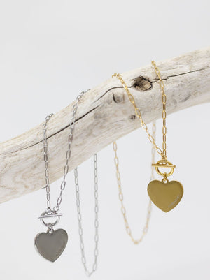 Toggle Heart Necklace