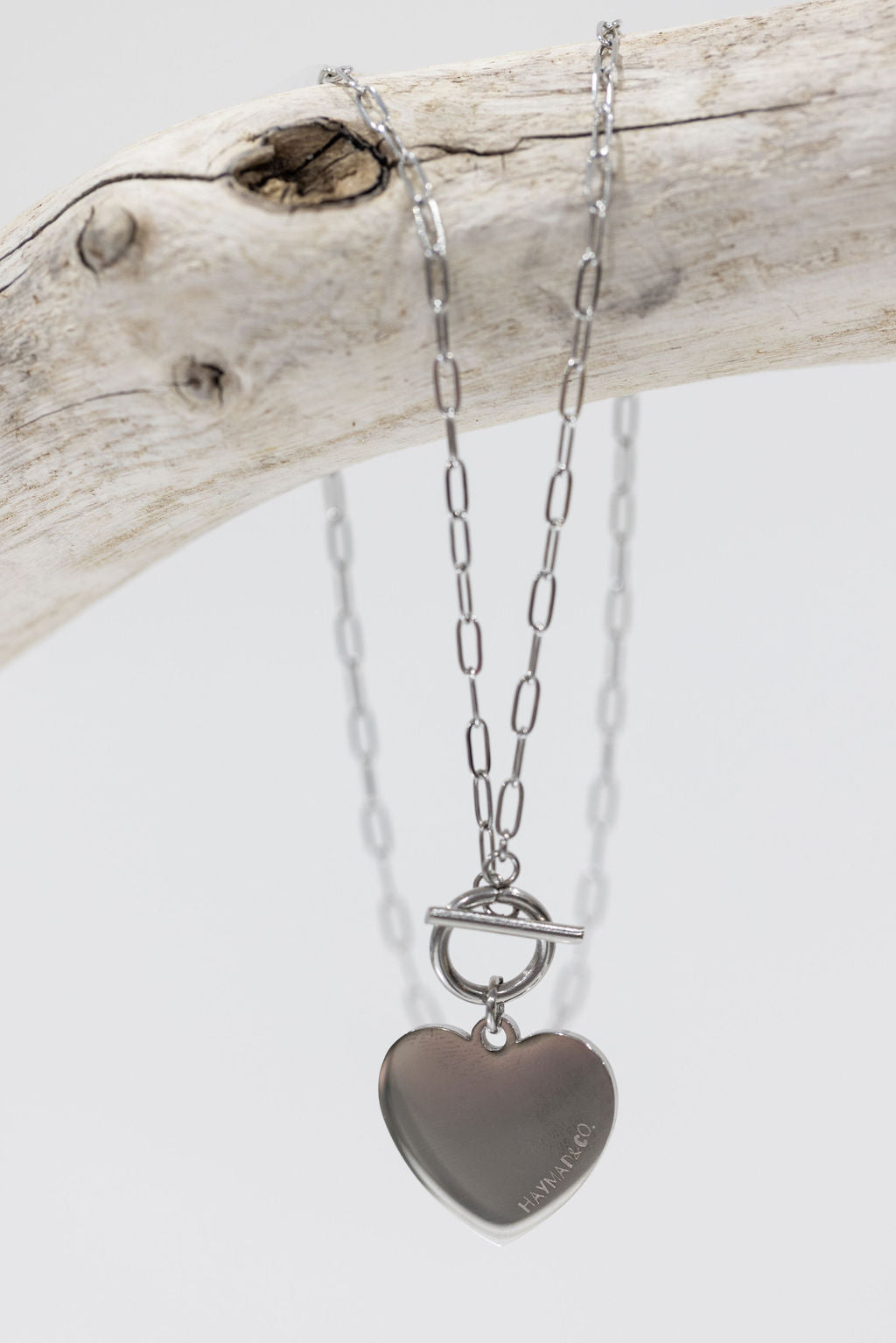 Toggle Heart Necklace